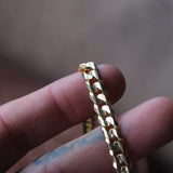 Vintage 14K Gold Cuban Bracelet
