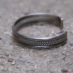 Vintage Sterling Silver Braided Cuff