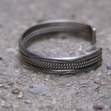 Vintage Sterling Silver Braided Cuff