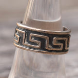 Vintage Sterling Silver Band 7
