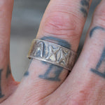 Vintage Sterling Silver Handmade Band 9.25