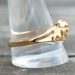Vintage Gold Plated Nugget Ring 13