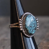 Vintage Sterling Turquoise Ring 6.5