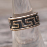 Vintage Sterling Silver Band 7