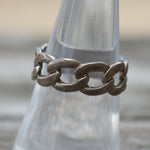 Vintage Sterling Chain Band 8.25