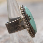 Vintage Sterling Turquoise Ring 6.5