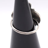 Vintage Sterling Turquoise Cluster Ring 6