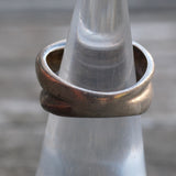 Vintage Sterling Silver Modernist Ring 5