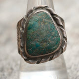Vintage Sterling Turquoise Ring 8.75
