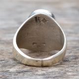 Vintage Sterling Zuni Inlay Ring 9