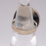 Vintage Sterling Turquoise Feather Ring 5.5