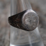 Vintage Sterling Silver Eagle Signet Ring 7.75