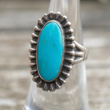 Vintage Sterling Turquoise Ring 6
