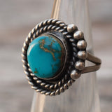 Vintage Sterling Turquoise Ring 4