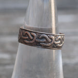 Vintage Sterling Silver Band 6