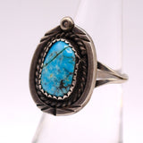 Vintage Sterling Turquoise Ring 6.25