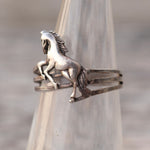 Vintage Sterling Horse Band 5.5