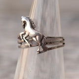 Vintage Sterling Horse Band 5.5
