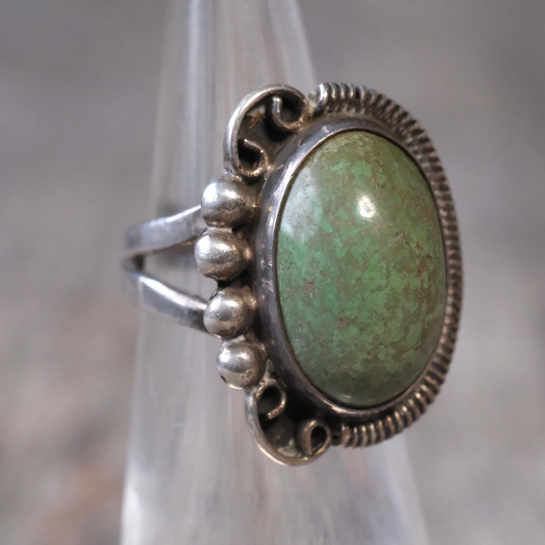 Vintage Sterling Turquoise Ring 4