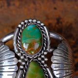 MASSIVE Vintage Sterling Royston Winged Cuff