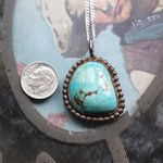 Vintage Sterling Turquoise Necklace