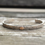 Vintage Sterling Harley Davidson Logo Cuff