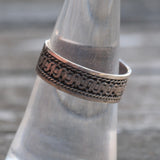 Vintage Sterling Silver Band 7