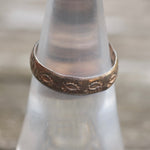Vintage Sterling Multistone Inlay Roper Ring 6.25