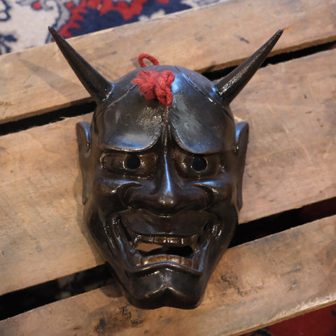 Vintage Cast Iron Hannya Mask