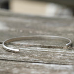 Vintage Sterling Silver Stamped Cuff