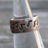 Vintage Sterling Silver Music Band 5