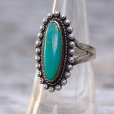 Vintage Sterling Turquoise Ring 6