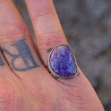 Vintage Sterling Purple Mohave Ring 5.75