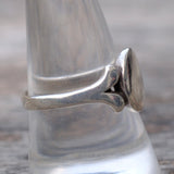 Vintage Sterling Silver Signet Ring 9.5