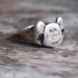 Vintage Sterling Mickey Mouse Ring 4.25