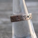 Vintage Sterling Silver Band 6