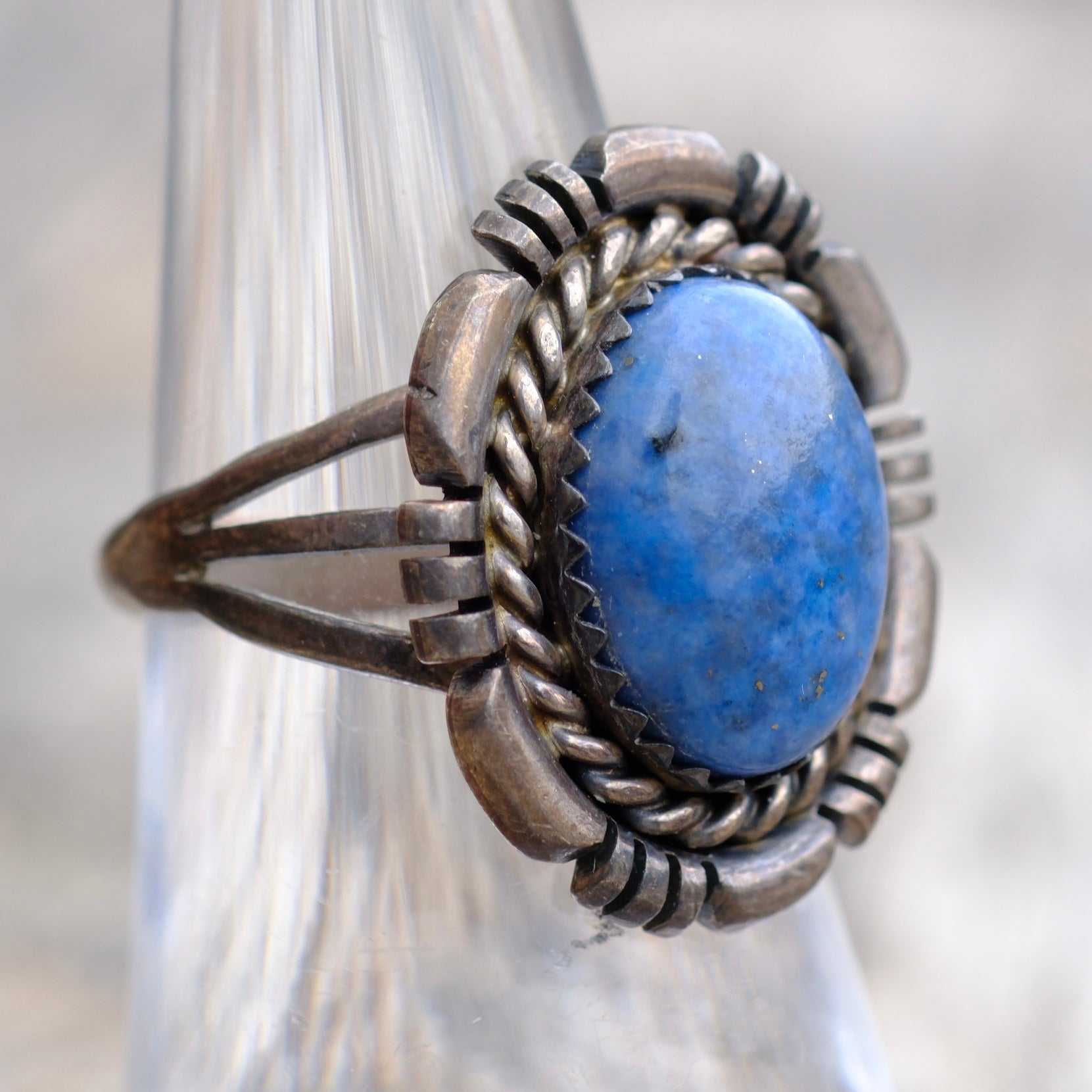 Vintage Sterling Turquoise Ring 7
