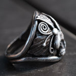 Vintage Sterling Silver Eagle Ring 11