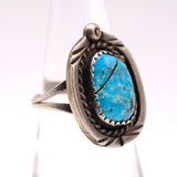 Vintage Sterling Turquoise Ring 6.25