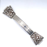 Vintage Sterling Silver Nugget Watch Band