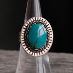 Vintage Sterling Turquoise Ring 5.75