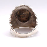 Vintage Sterling Big Chief Ring 9