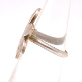 Vintage Sterling Jasper Flower Ring 5.75