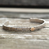 Vintage Sterling Harley Davidson Logo Cuff