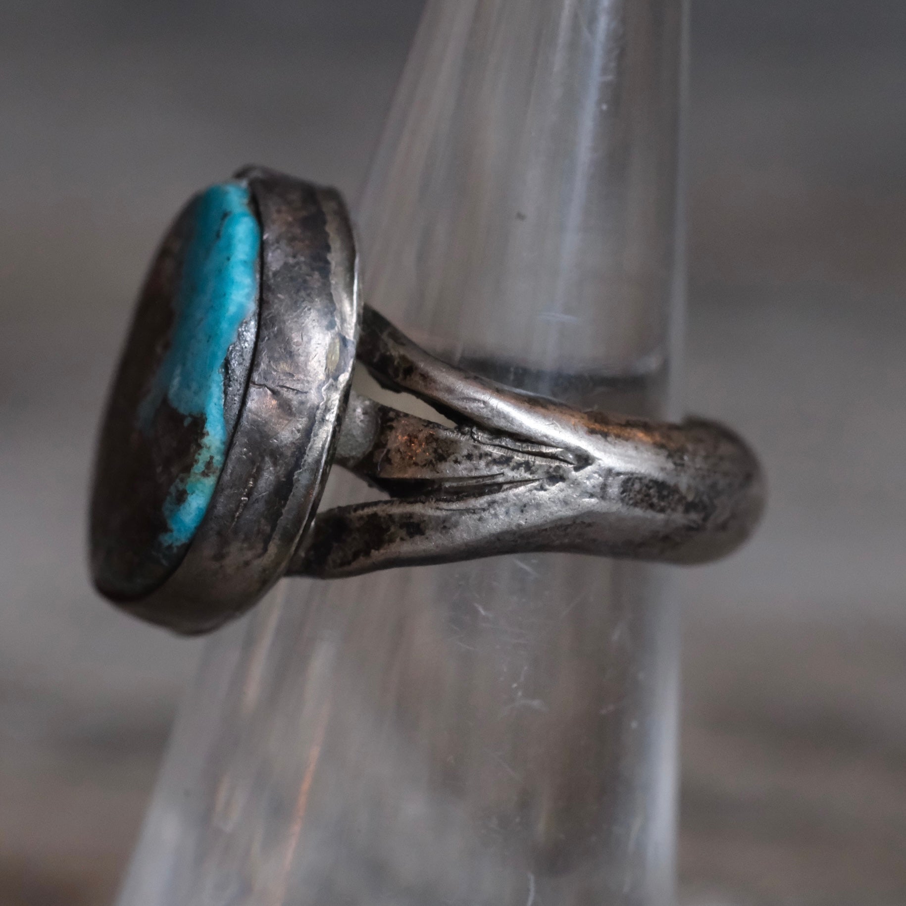 Vintage Sterling Turquoise Ring 5