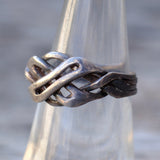 Vintage Sterling Silver Celtic Ring 6.5