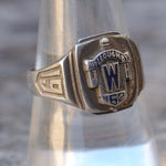 Vintage Sterling Willoughby Class Signet Ring 9