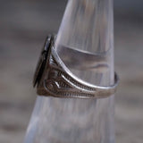 Vintage Sterling 1959 Signet Ring 5.5