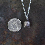 Vintage Sterling XXX Bottle Of Booze Necklace