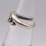 Vintage Sterling Silver Ornate Band 5